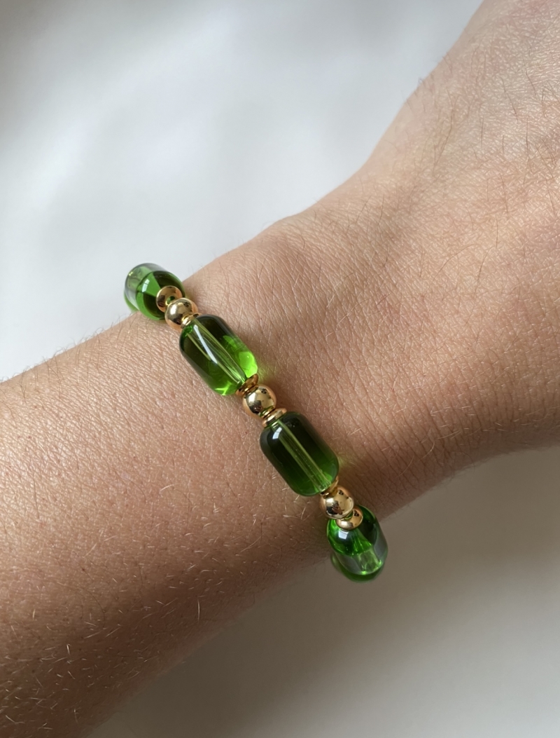 Mikabe - Pulseira Murano Verde - MK1221