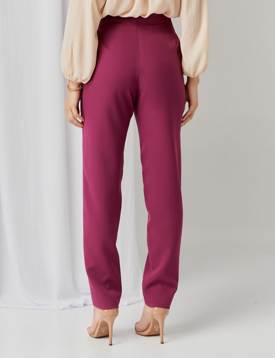 Innocence - Pants Innnocence Social Lined Eggplant - 30823BERIN