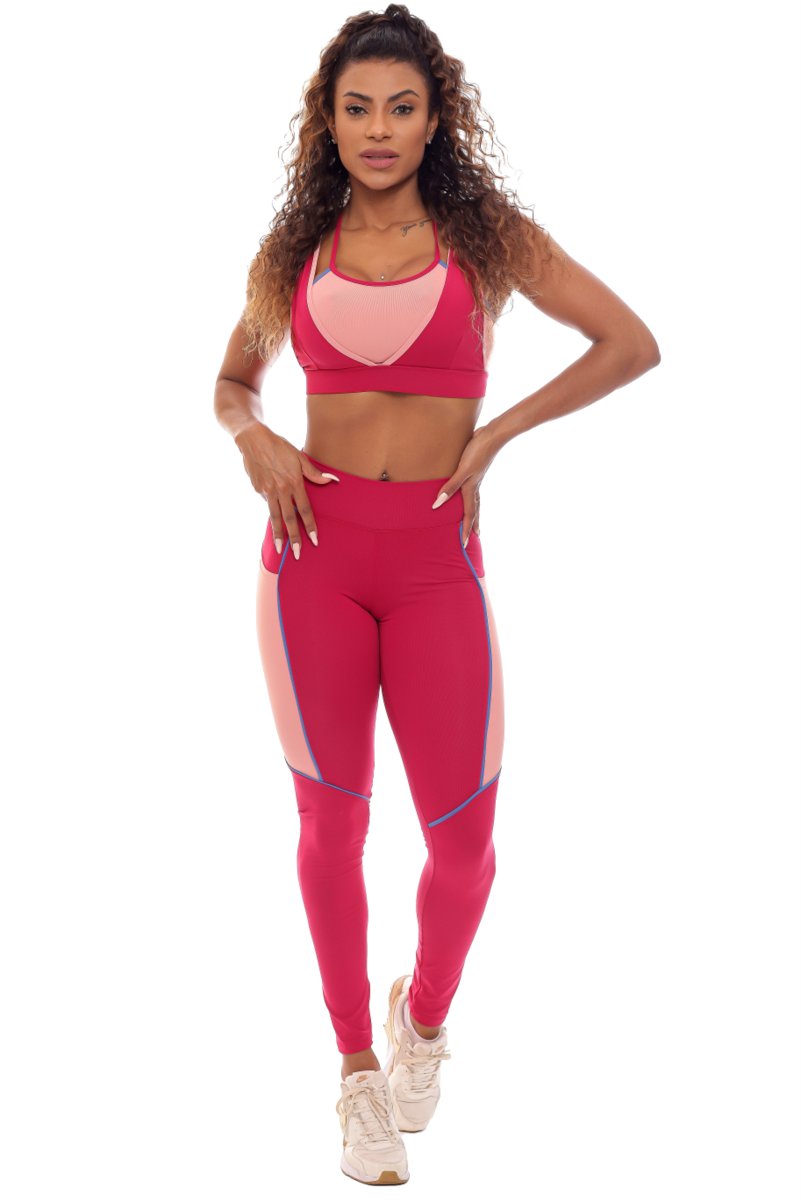 Garotafit - Conjunto Quito Marsala - FCS231DA