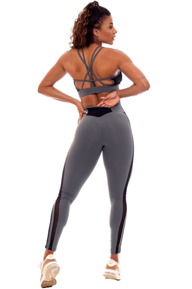 Garotafit - Conjunto Erevã Chumbo - FCS240C