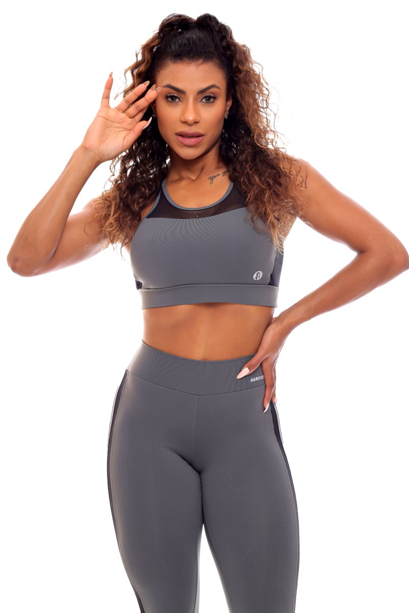 Garotafit - Conjunto Erevã Chumbo - FCS240C