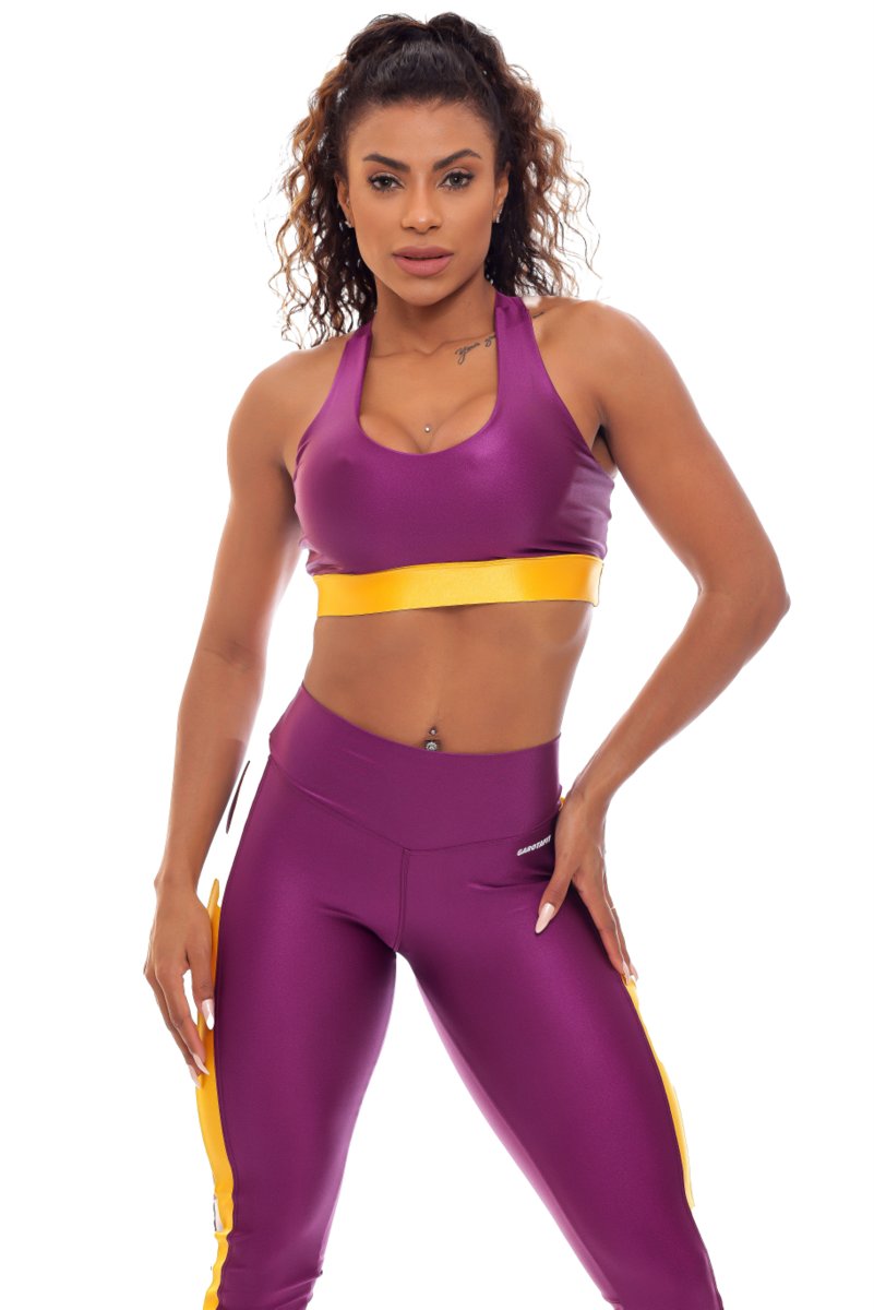 Garotafit - Conjunto Fresno Vinho - FCS114FR