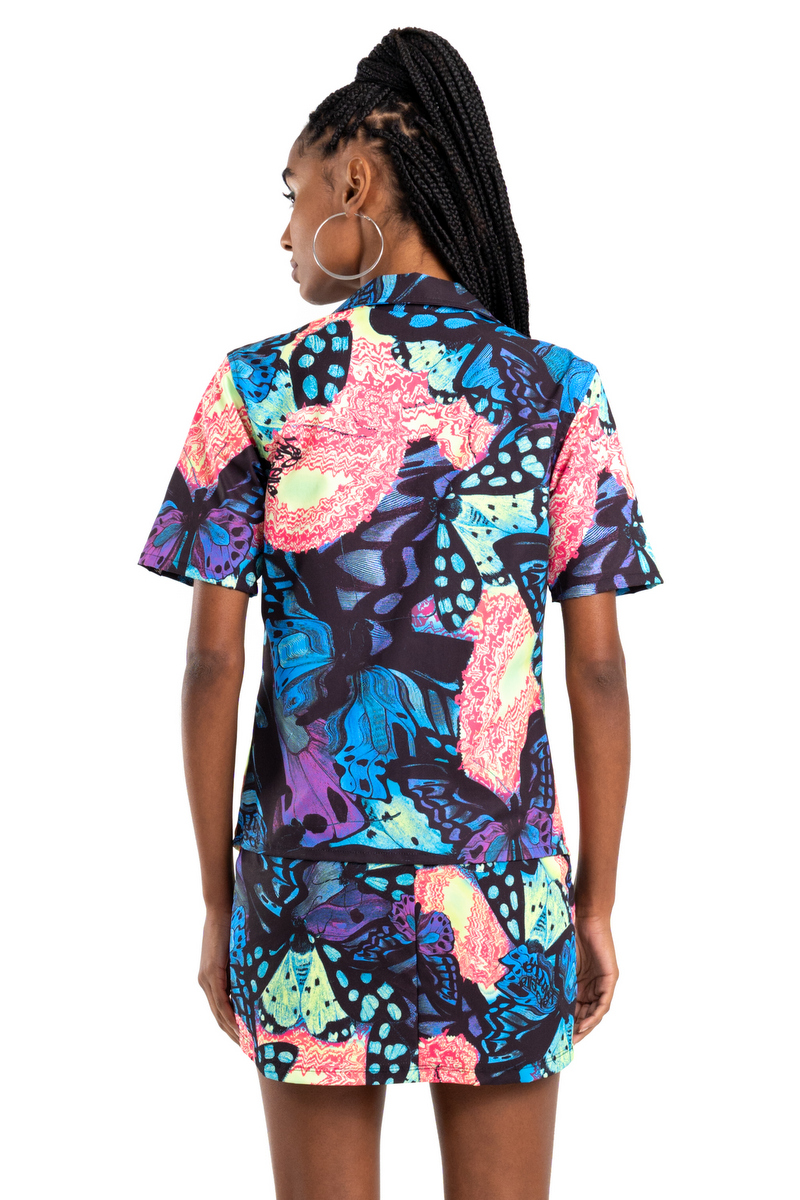 Labellamafia - Labellamafia Printed Trippin Shirt - 26205