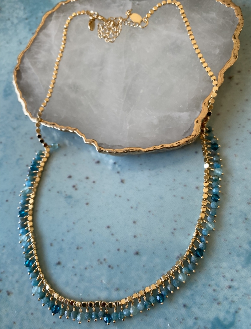 Mikabe - Necklace Hangers Apatite Stone - MK1265