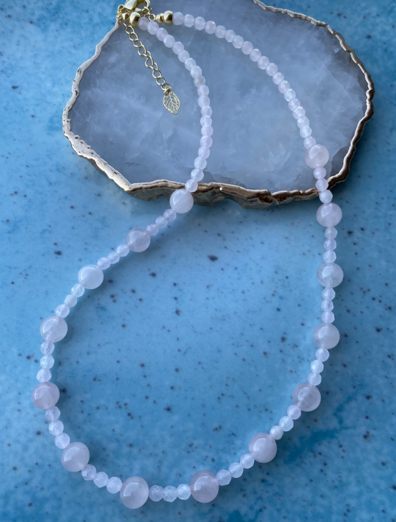 Mikabe - Necklace Rose Quartz - MK1299