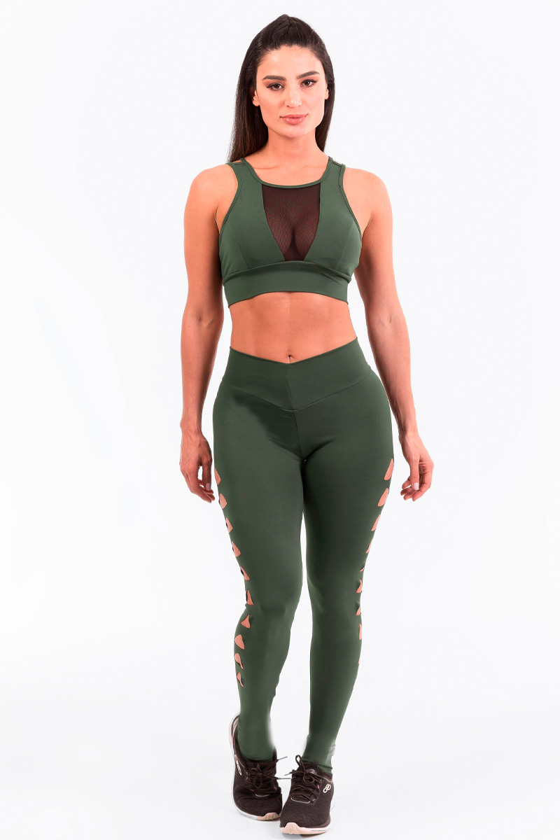 Canoan - Legging Patricia Verde Militar - 11767