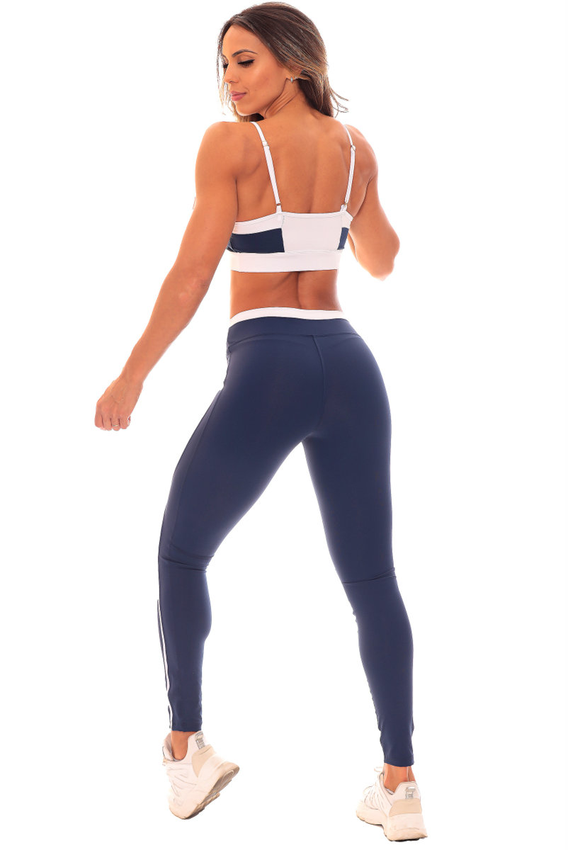 Garotafit - Conjunto Omã Azul Marinho - FCS247L