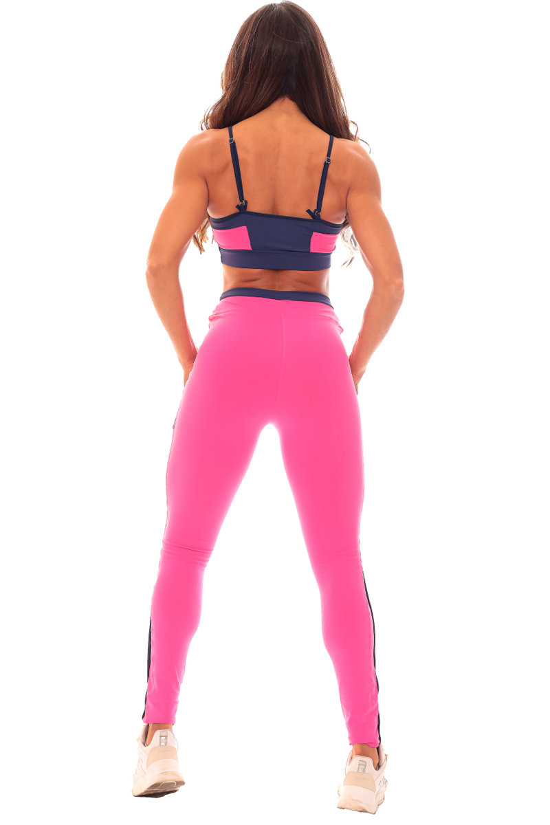 Garotafit - Conjunto Omã Rosa - FCS247D