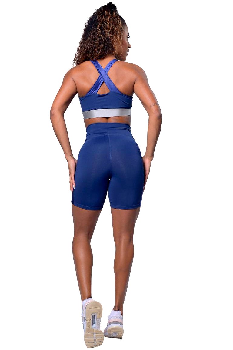 Garotafit - Conjunto Dinamarca Azul Marinho - SCJ51L