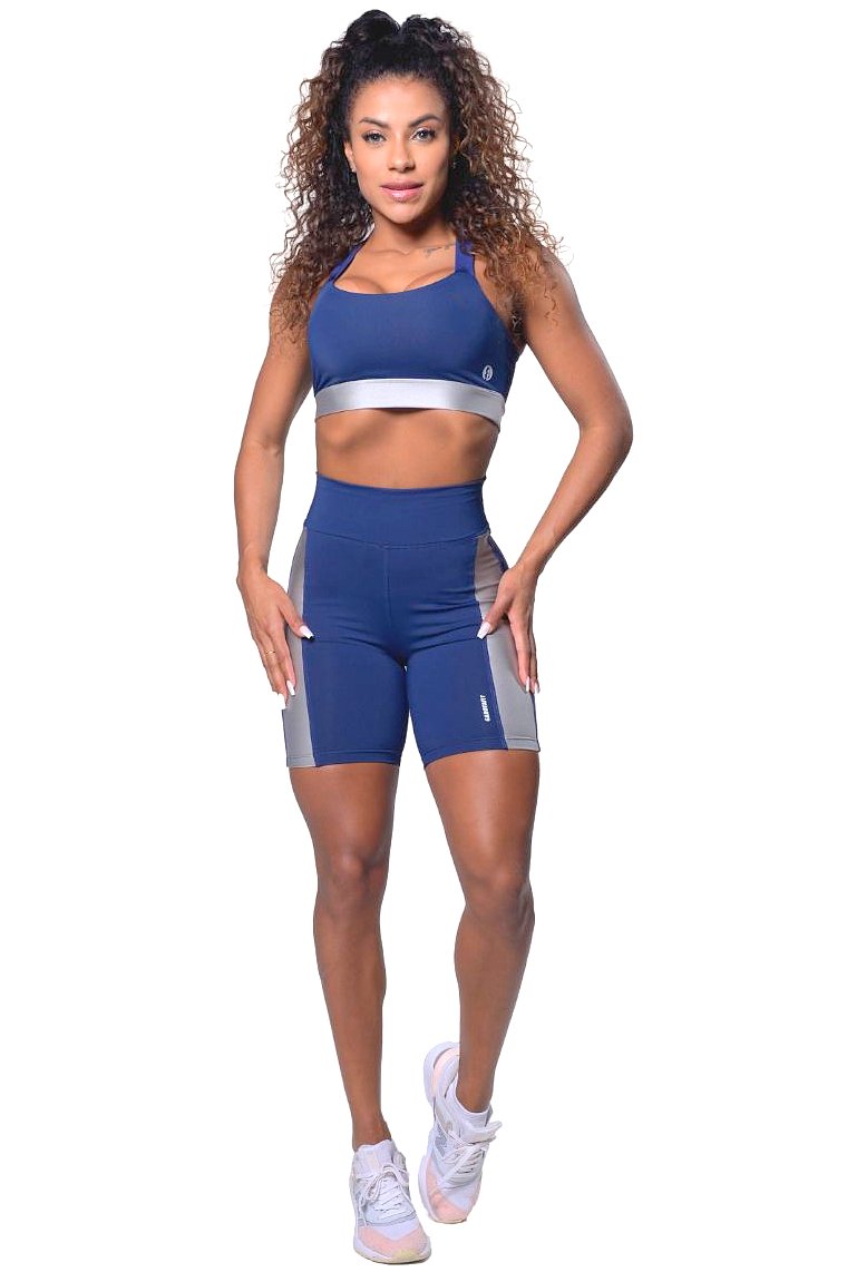 Garotafit - Conjunto Dinamarca Azul Marinho - SCJ51L