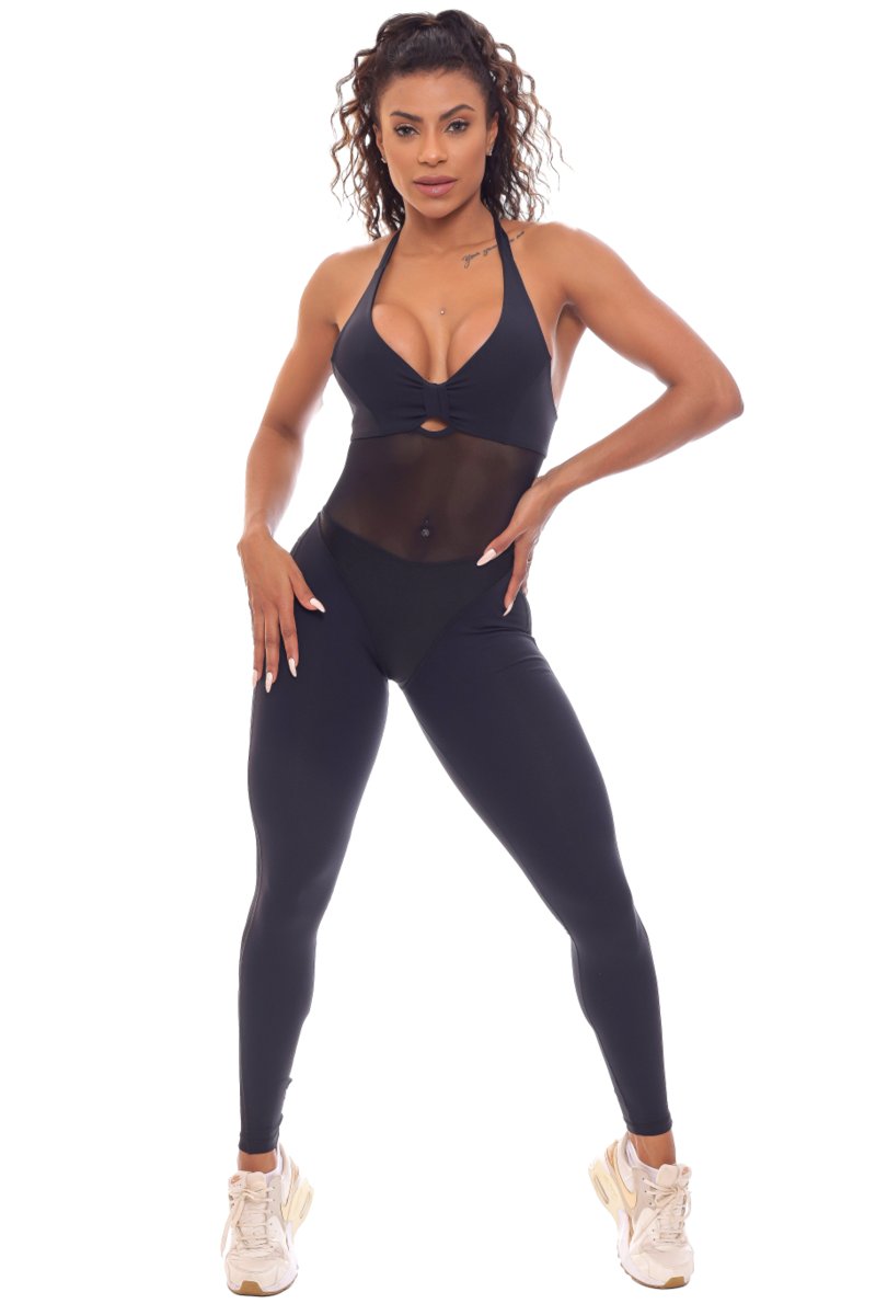 Garotafit - Black Titanite Jumpsuit - MAC200A