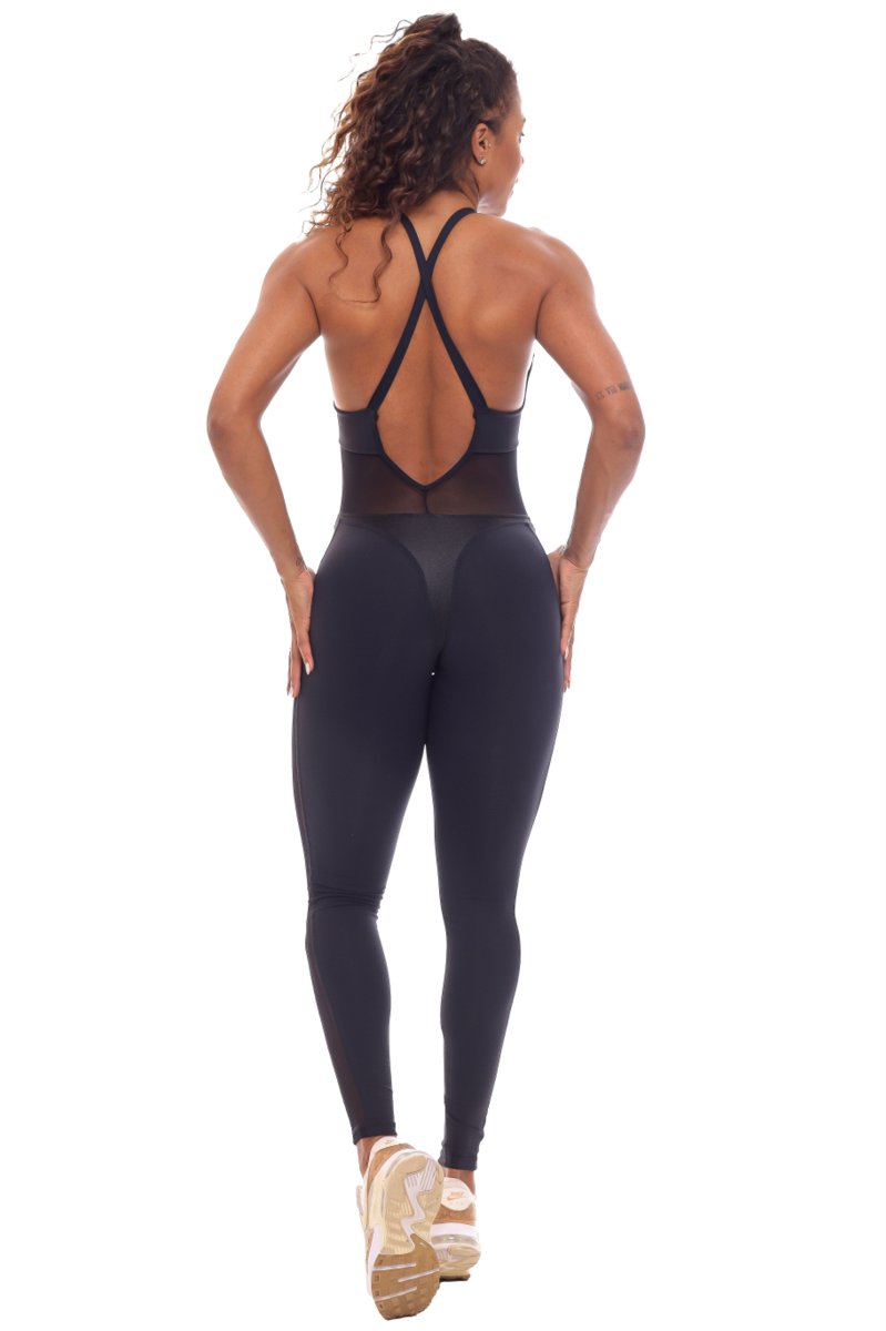 Garotafit - Black Titanite Jumpsuit - MAC200A