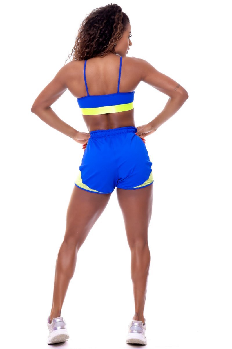 Garotafit - Fitness Set Top and Pants Copa Brasil - SCJ69