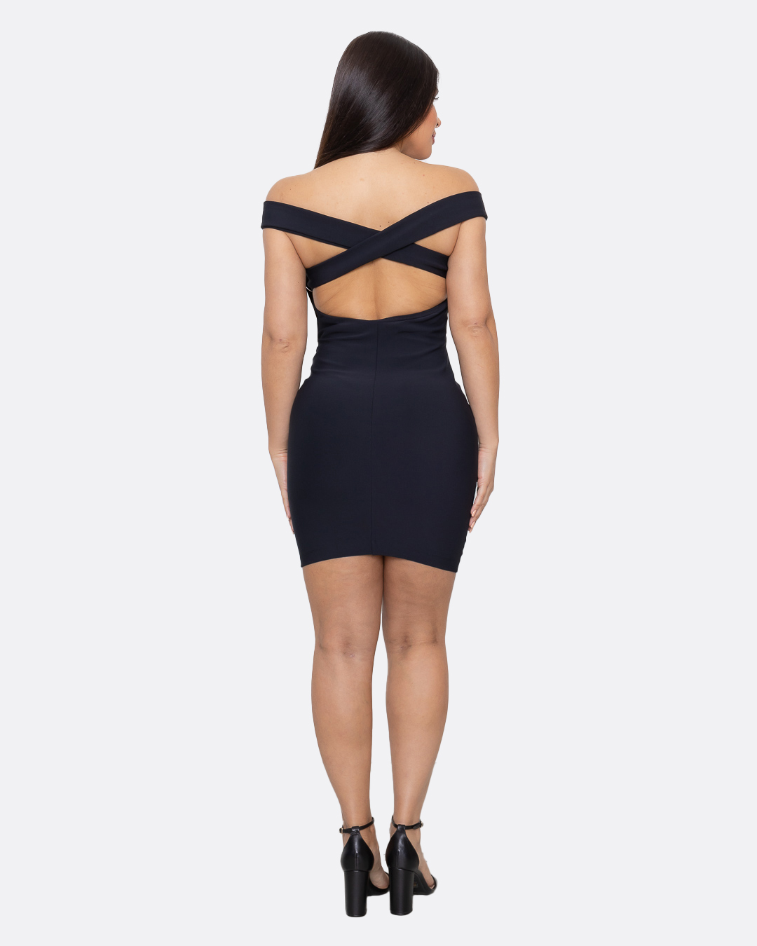 Limone - Dress Limone Just Shoulder to Shoulder Black - 03-3781PRETO