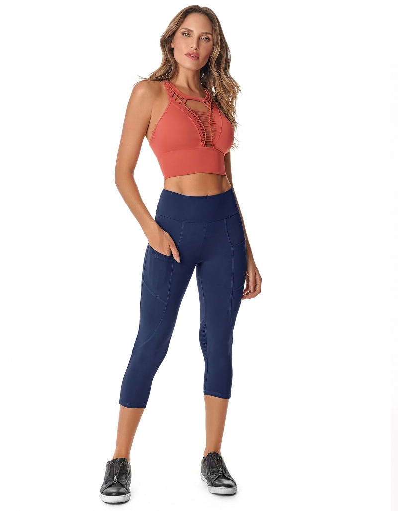 Vestem - Navy Blue Energy Leggings - LEG75C0028