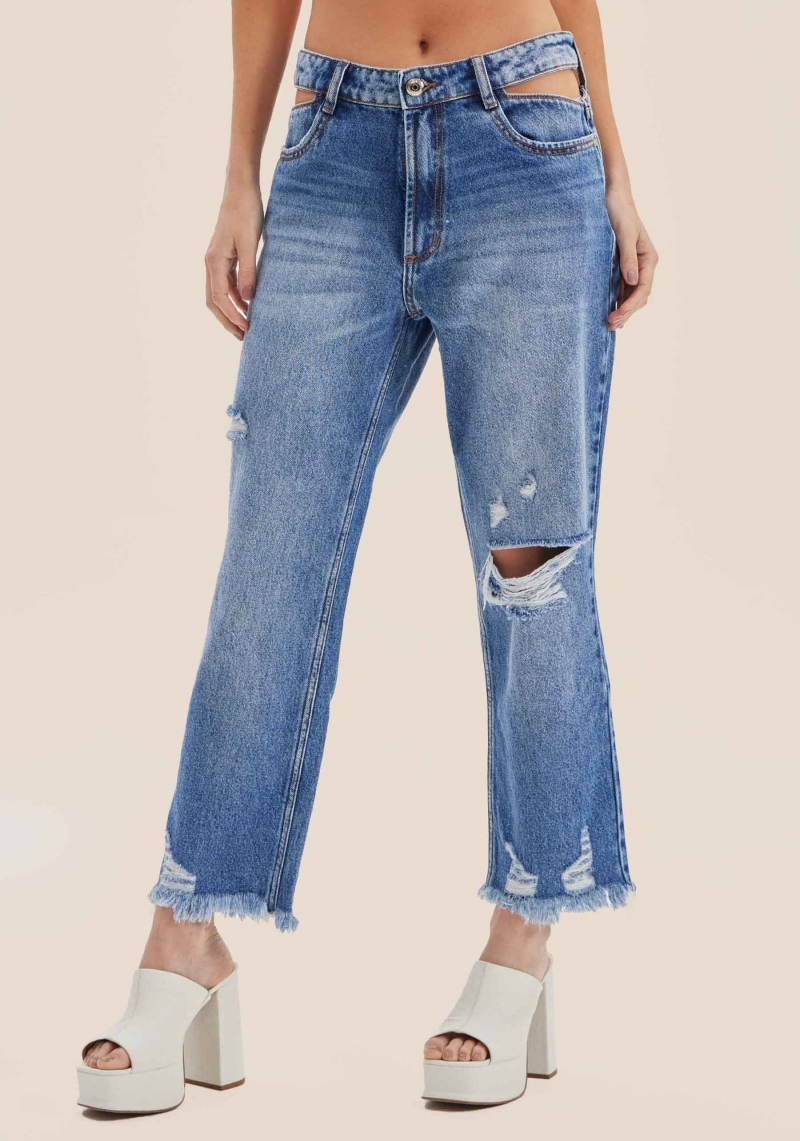 Lança Perfume - Calça Jeans Reta High - 501CF005607