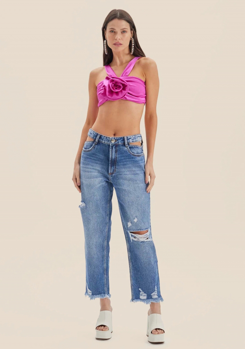 Lança Perfume - Reta High Jeans Pants - 501CF005607