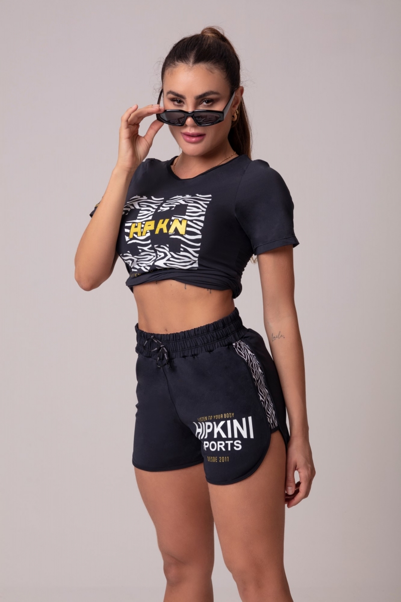 Hipkini - Shorts Luxury Fitness Preto - 3339723