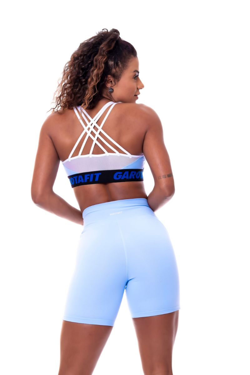 Garotafit - Conjunto Sri Azul Bebe - SCJ56LI