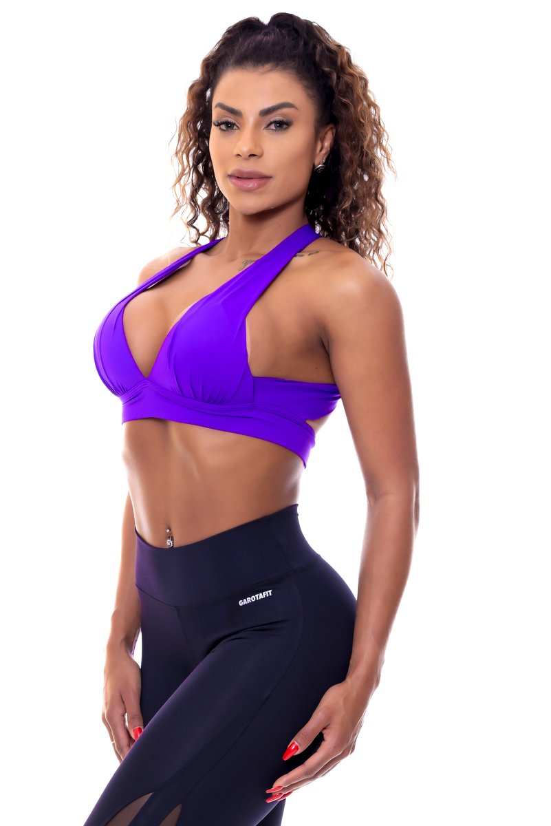 Garotafit - Top with Purple Bulge Top - TOB09PG