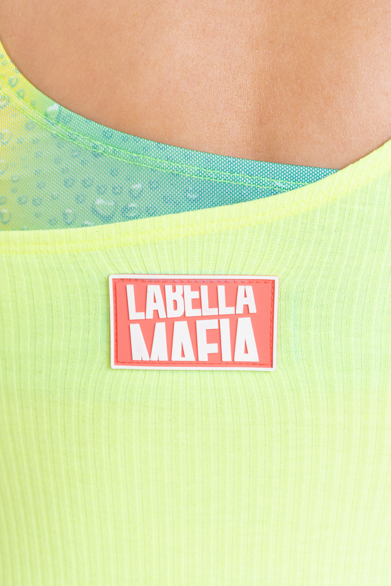 Labellamafia - Dress Luminous Yellow Neon Labellamafia - 27019