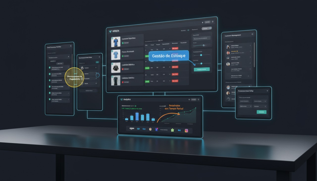 Painel de Gerenciamento Virtua Mega Store