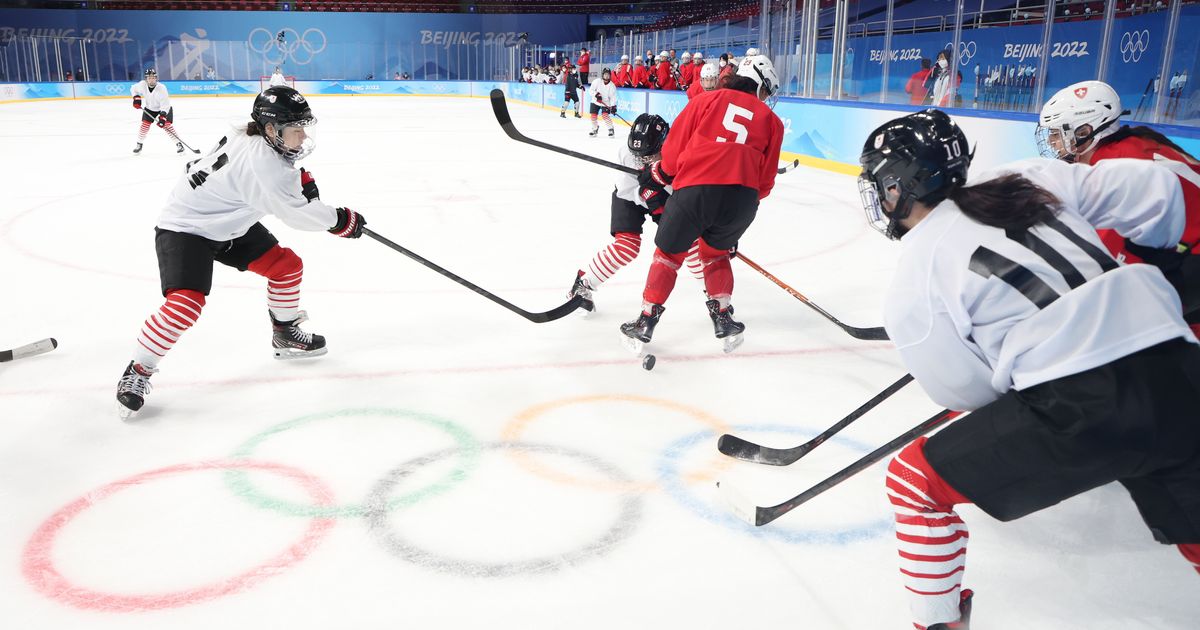 北京オリンピック2022　アイスホッケー　女子 予選リーグ 中国-日本　グループBの画像