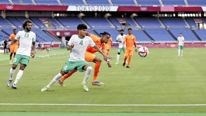 東京オリンピック　サッカー 男子予選リーグ - コートジボワール 対 サウジアラビア の画像