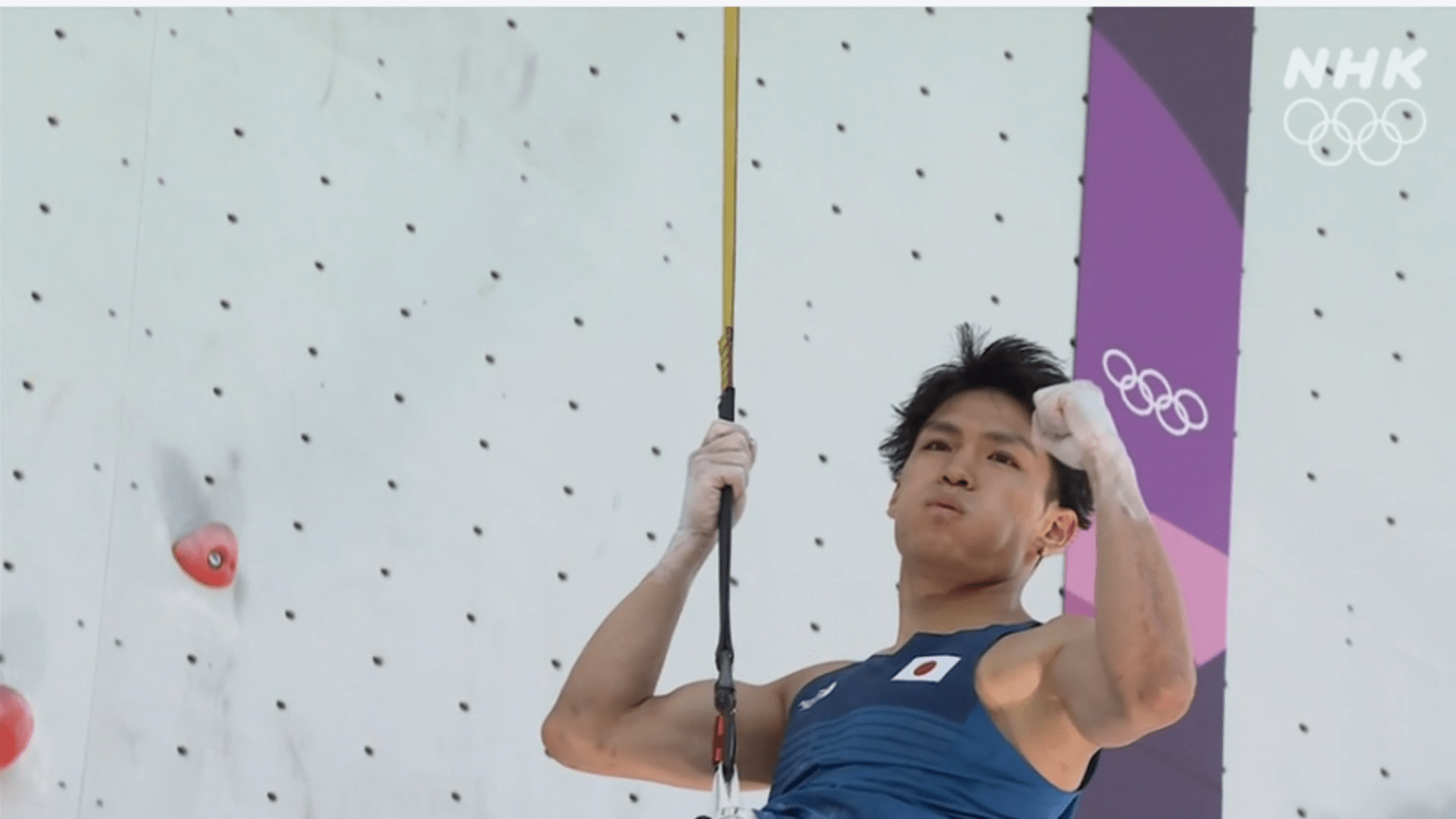 東京オリンピック　【楢﨑智亜が出場】スポーツクライミング 男子複合決勝の画像