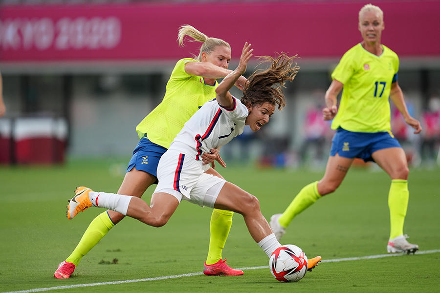 東京オリンピック　サッカー 女子予選リーグ - スウェーデン 対 アメリカの画像