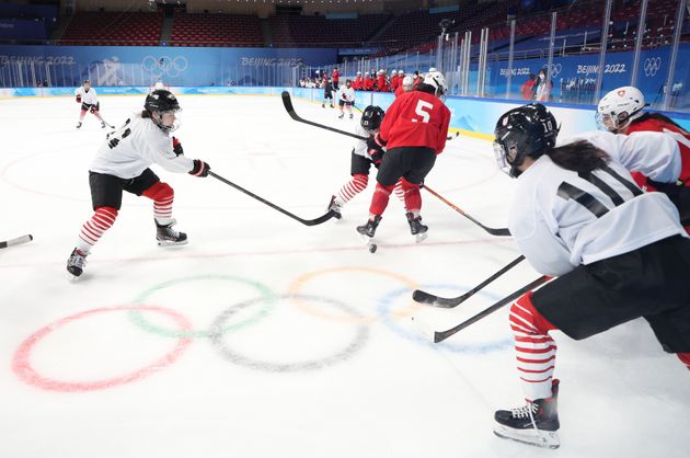 北京オリンピック2022　アイスホッケー　女子 予選リーグ 日本-デンマークの画像