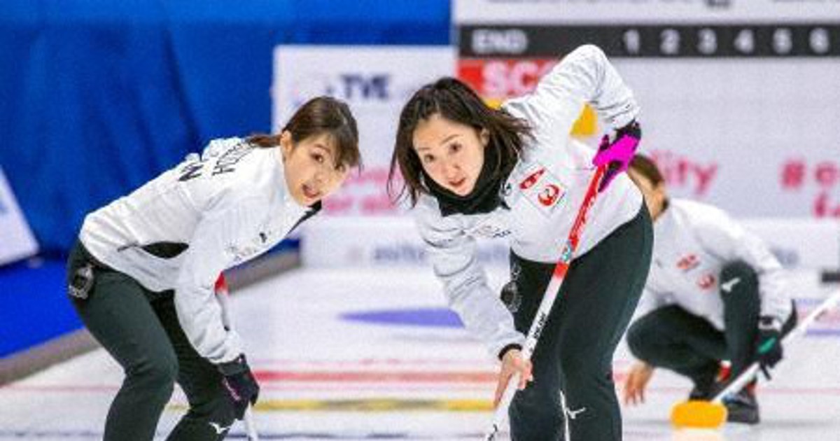 北京オリンピック2022　カーリング　女子 予選リーグ セッション5 ROC-日本の画像