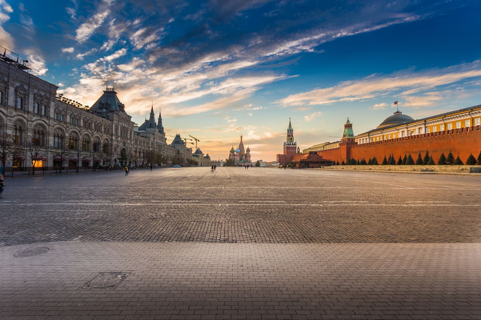 Брусчатка в Москве на красной площади