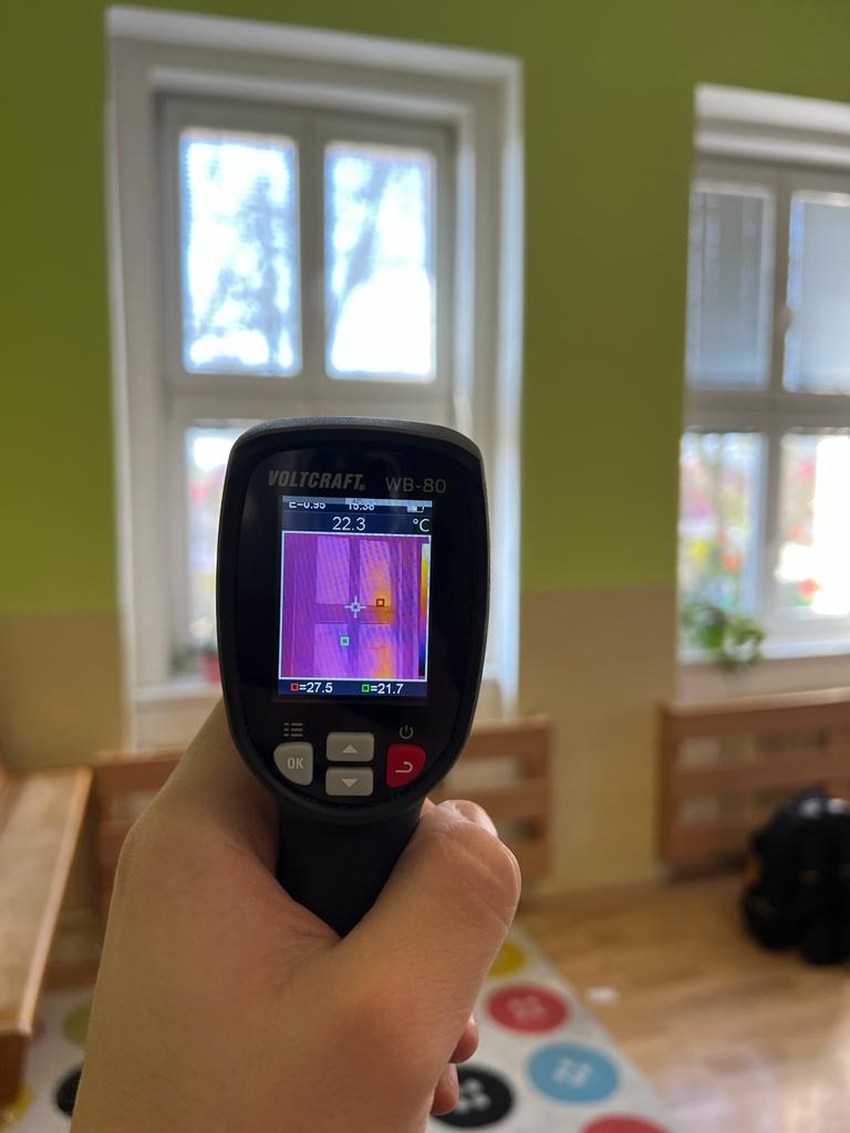 Kontrola úniku tepla pomocou termovízie