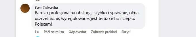Opinia klienta VOLITA