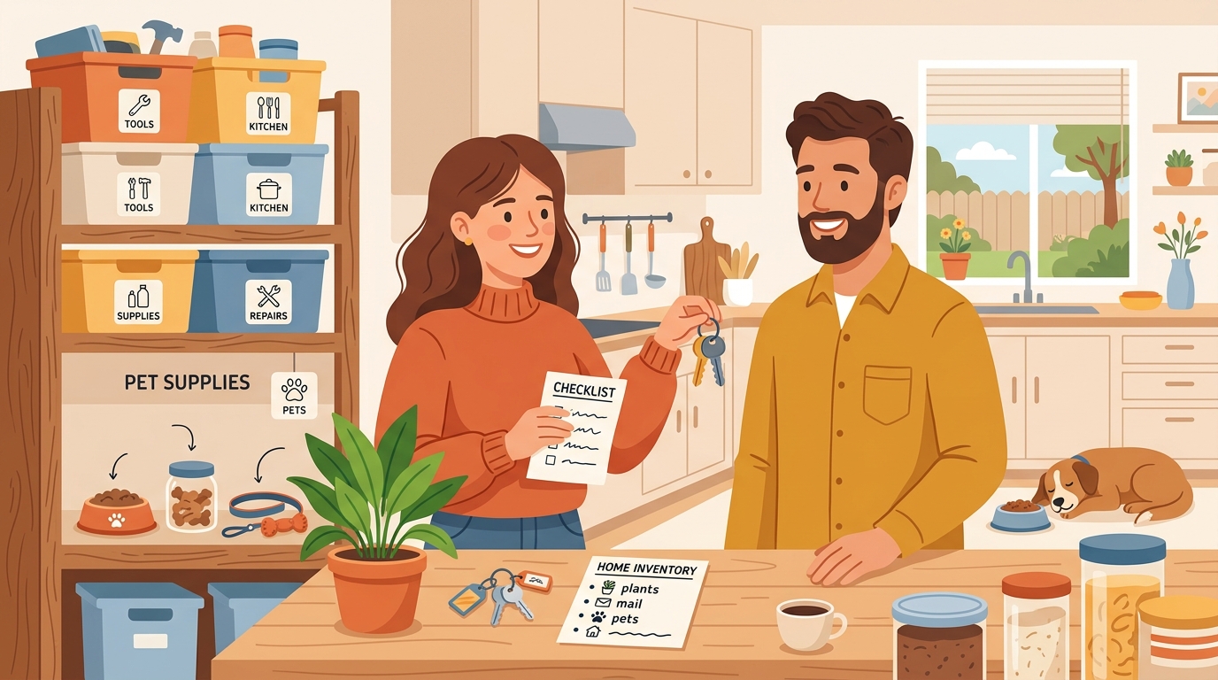 Home Inventory for House Sitters and Care Takers