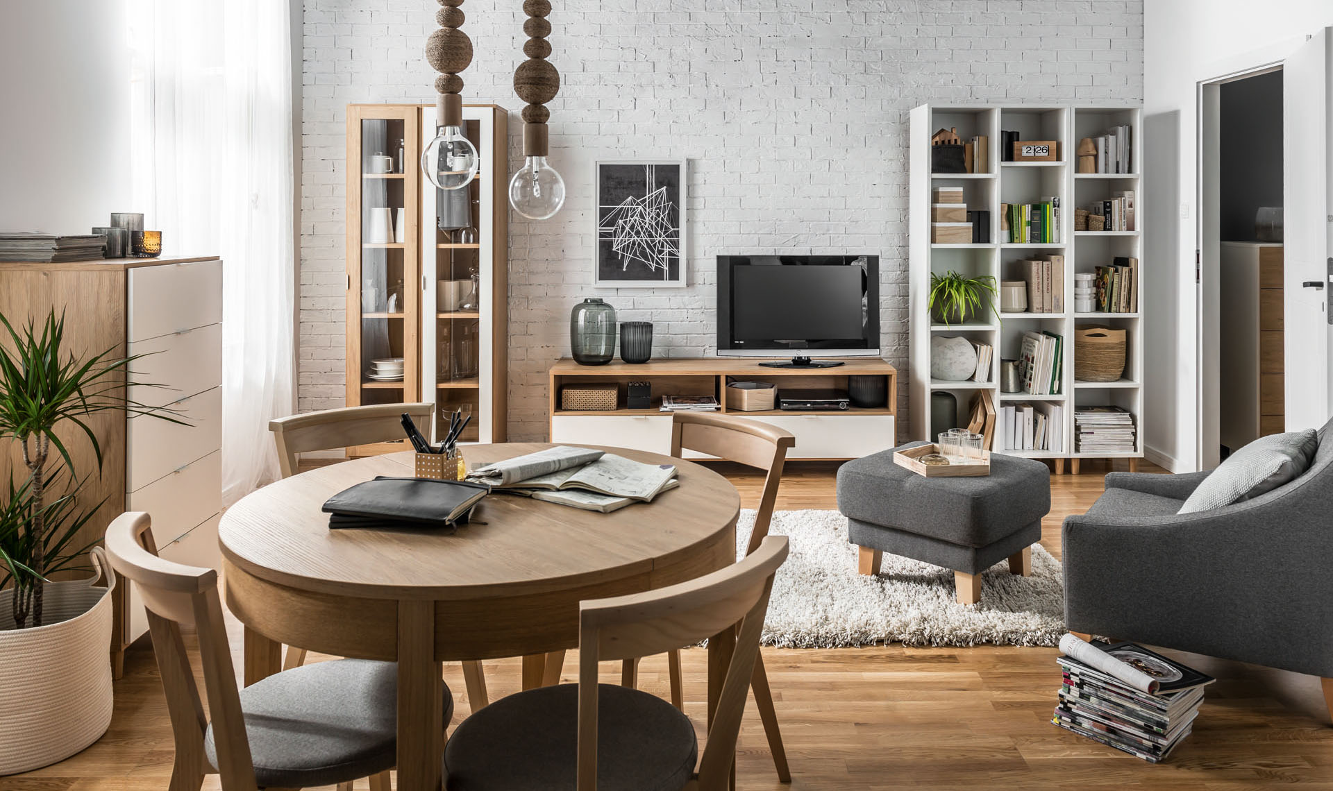 Gabinete estrecho Simple arreglo