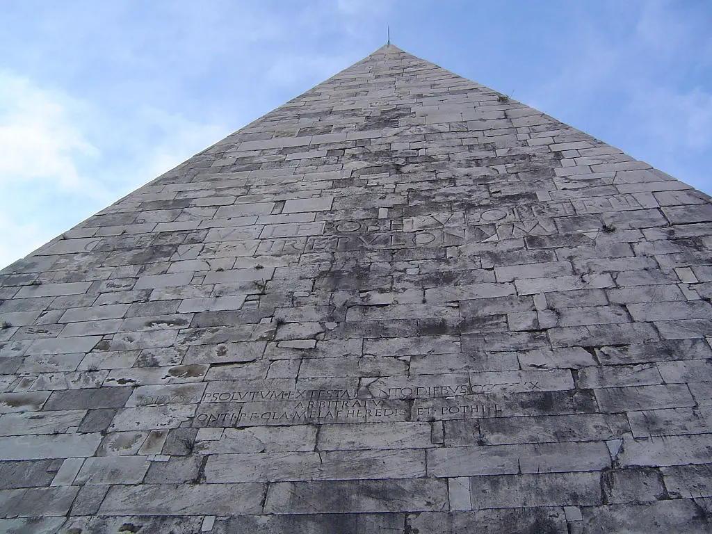 Pyramid of Caius Cestius, Rome