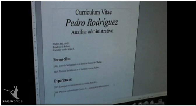 hacer un buen cv