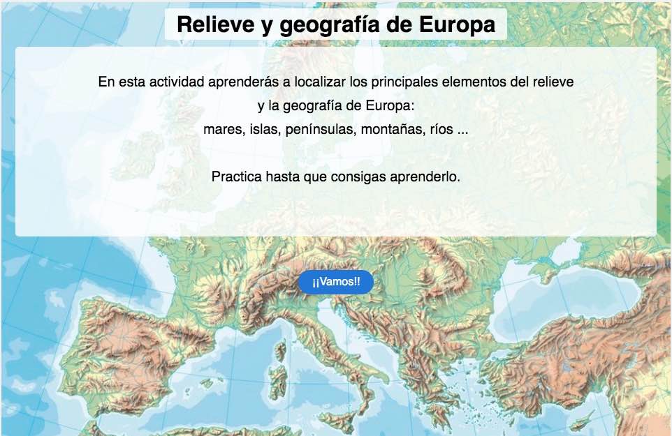 relieve europa