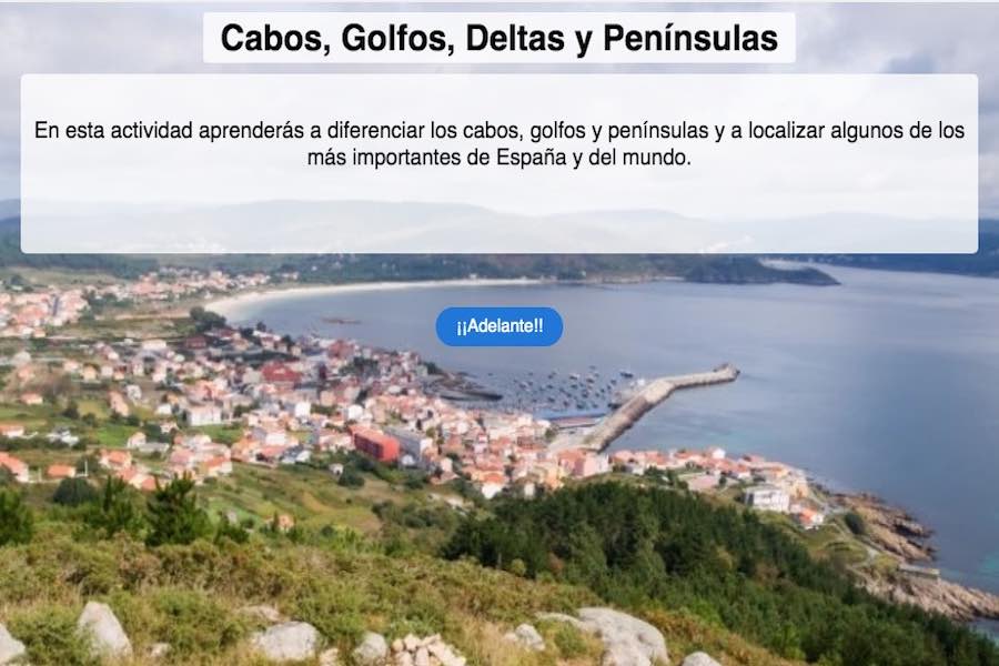 cabos golfos y peninsulas