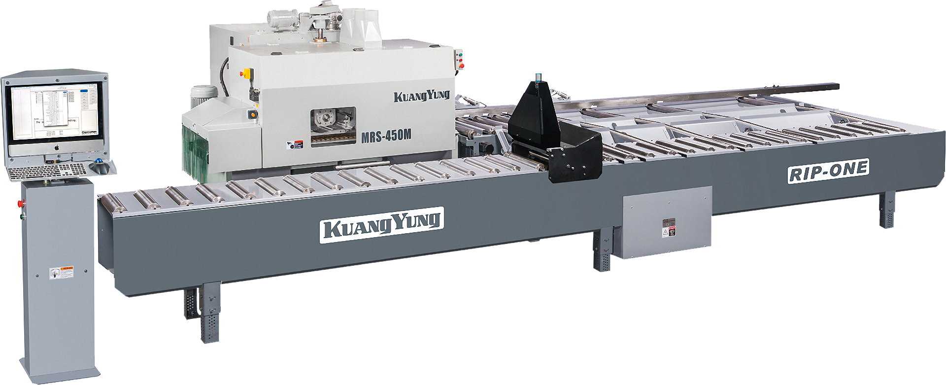 Rip One + MRS-450M/610M - 
Optimizing Movable Rip Saw with 3D Image Scanning System