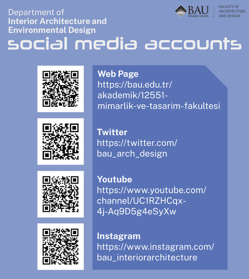 BAU Faculty of Architecture and Design -  Social Media Accounts