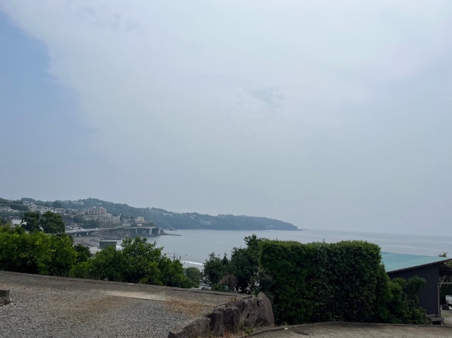 海が見えて毎日、癒される土地