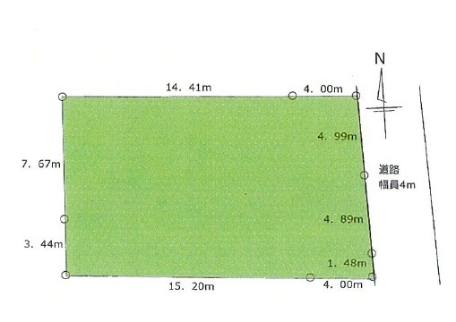 鴨宮駅まで徒歩約14分、建築条件無し土地約63坪です。