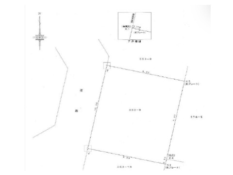 眺望良好な高台、建築条件無し土地約30坪です。