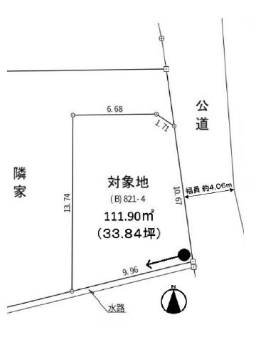 新松田駅まで徒歩約7分、建築条件無し土地約33坪です。