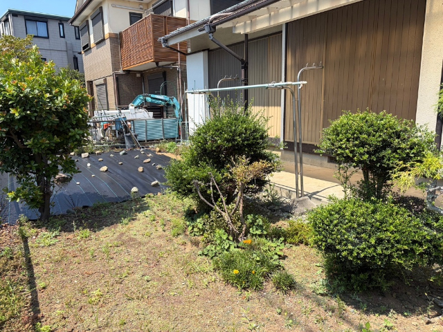 お庭も楽しめます