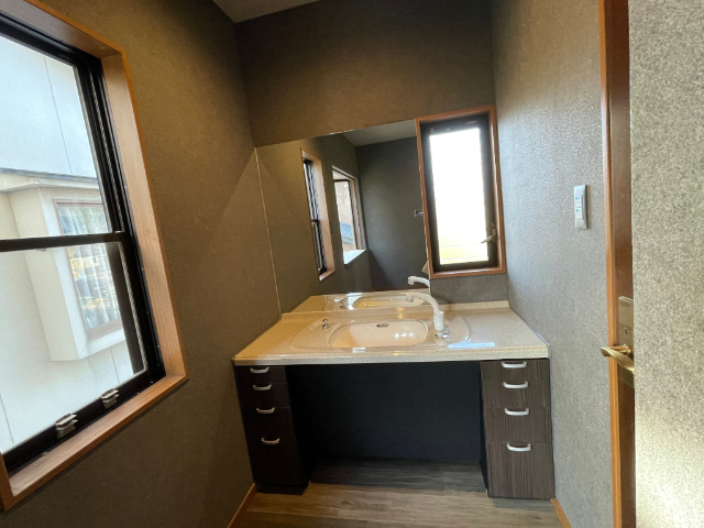 2階ホール洗面コーナー