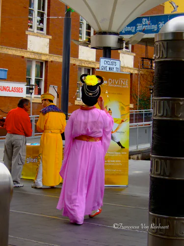 Sydney street scene showing cultural diversity
